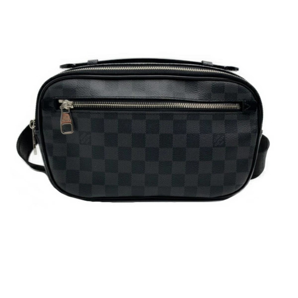Louis Vuitton Body Bum Crossbody Belt bag waist Damier Graphite Black Ambrelle
